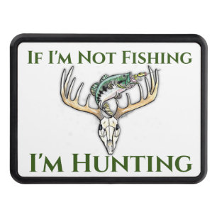 Cache Pour Crochet De Remorquage Si Je Ne Pêche Pas Je Chasse Drôle Pêche Chasse