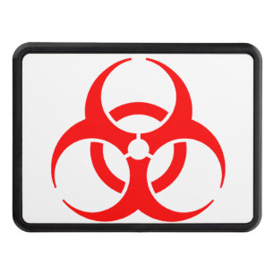 Cache Pour Crochet De Remorquage Signe rouge de Biohazard