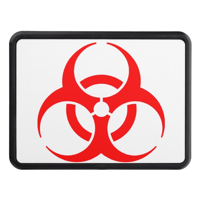 Cache Pour Crochet De Remorquage Signe rouge de Biohazard (Devant)