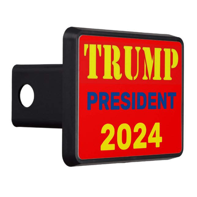 CACHE POUR CROCHET DE REMORQUAGE SIGNE TRUMP 2024 (Droite)