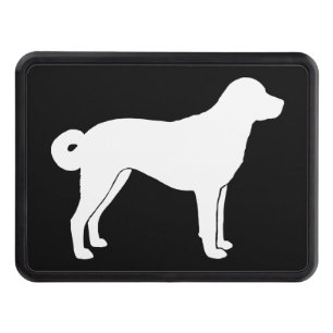 Cache Pour Crochet De Remorquage Silhouette anatolienne de chien de berger