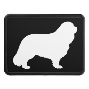 Cache Pour Crochet De Remorquage Silhouette cavalière d'épagneul du Roi Charles