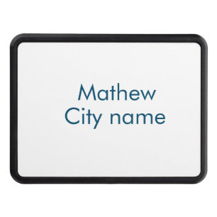 Cache Pour Crochet De Remorquage simple lettre initiale monogramme ajouter votre no