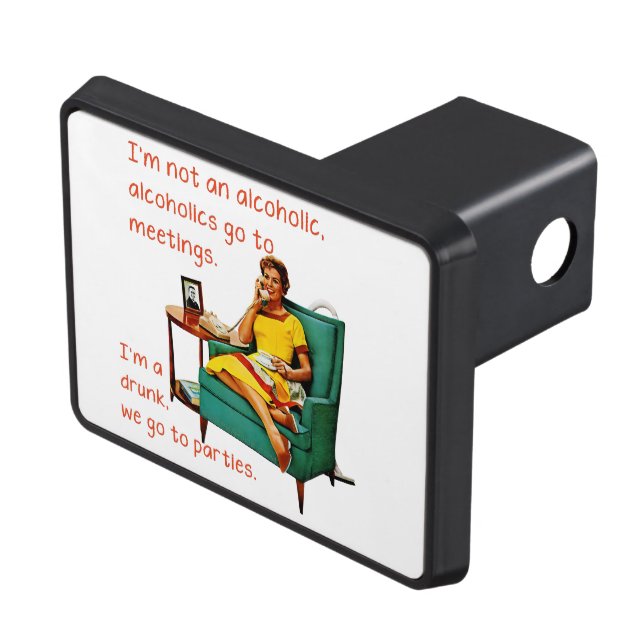 Cache Pour Crochet De Remorquage SlipperyJoe socialiser la fête de la boisson vinta (haut Droit)