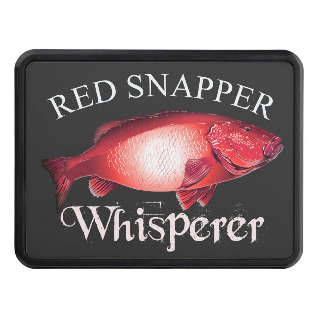 Cache Pour Crochet De Remorquage Snapper rouge Whisperer Dark (Devant)
