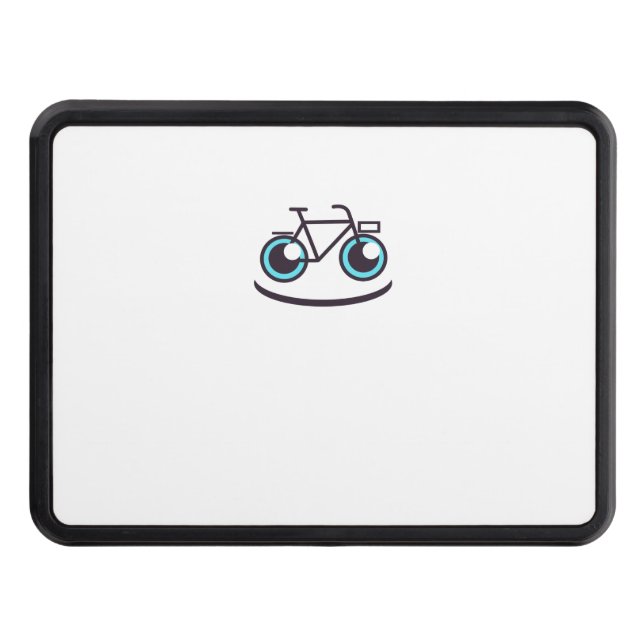 Cache Pour Crochet De Remorquage Sourire à vélo (Devant)