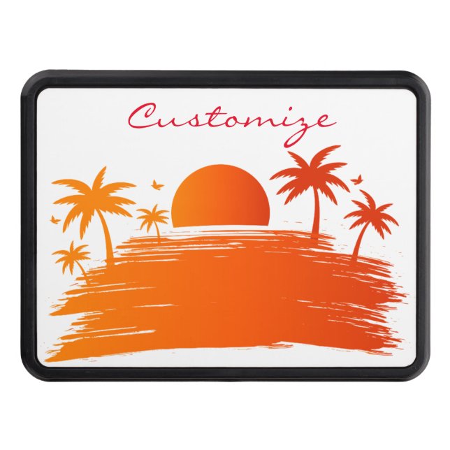Cache Pour Crochet De Remorquage Sunrise Sunset Thunder_Cove Beach Sunrise (Devant)