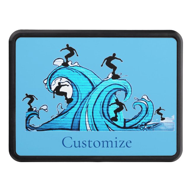 Cache Pour Crochet De Remorquage Surfers Partout Thunder_Cove (Devant)