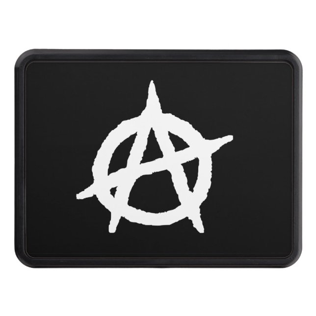 Cache Pour Crochet De Remorquage Symbole d'anarchisme Remorque Hitch Cover (Devant)