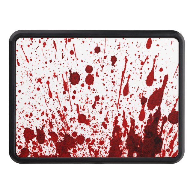Cache Pour Crochet De Remorquage Trailer Hitch Blood Splatter Vampire Horreur gothi (Devant)