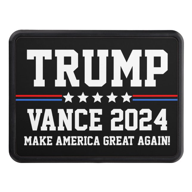 Cache Pour Crochet De Remorquage Trump Vance 2024 (Devant)