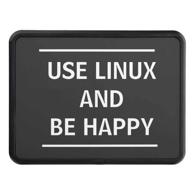 Cache Pour Crochet De Remorquage Utiliser Linux et être heureux (Devant)