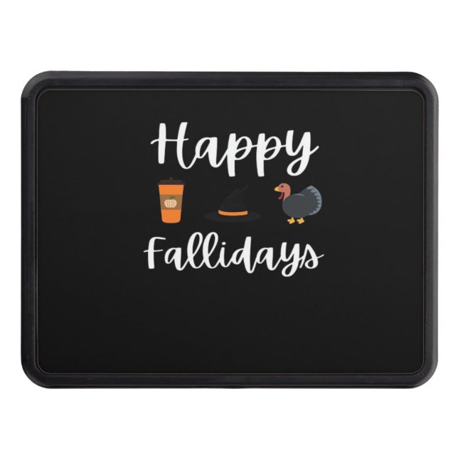 Cache Pour Crochet De Remorquage Ventilateur de la saison automnale Joyeux Falliday (Devant)