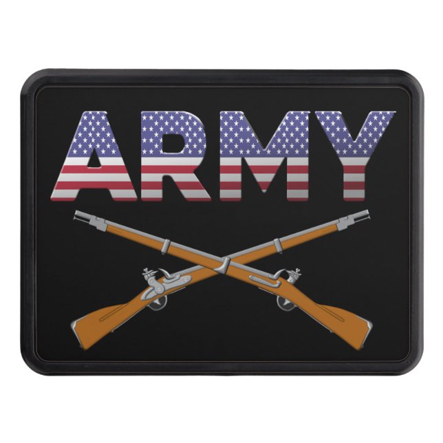 Cache Pour Crochet De Remorquage Vétérinaire de l'INFANTERIE (Devant)