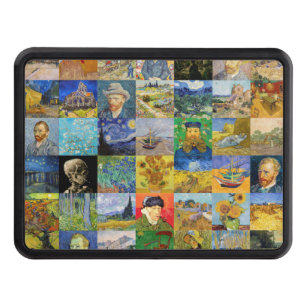 Cache Pour Crochet De Remorquage Vincent van Gogh - chefs-d'oeuvre Mosaic Patchwork