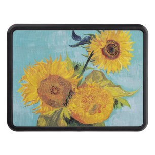 Cache Pour Crochet De Remorquage Vincent Van Gogh - Trois tournesols dans un vase