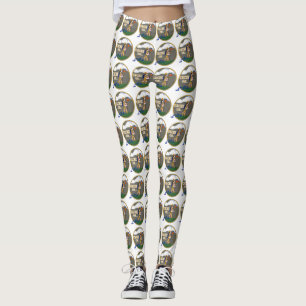 CACHE SUR LA FILLE - GEOCACHING Leggings
