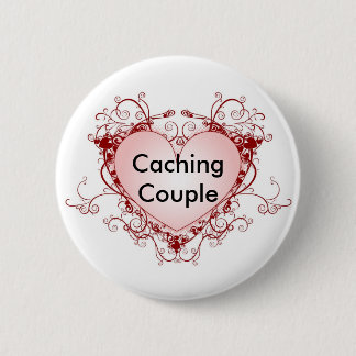 Caching Couple Geocaching Swag Pin