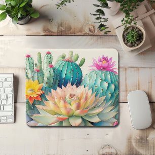 Cacti And Succulent  Mouse Pad