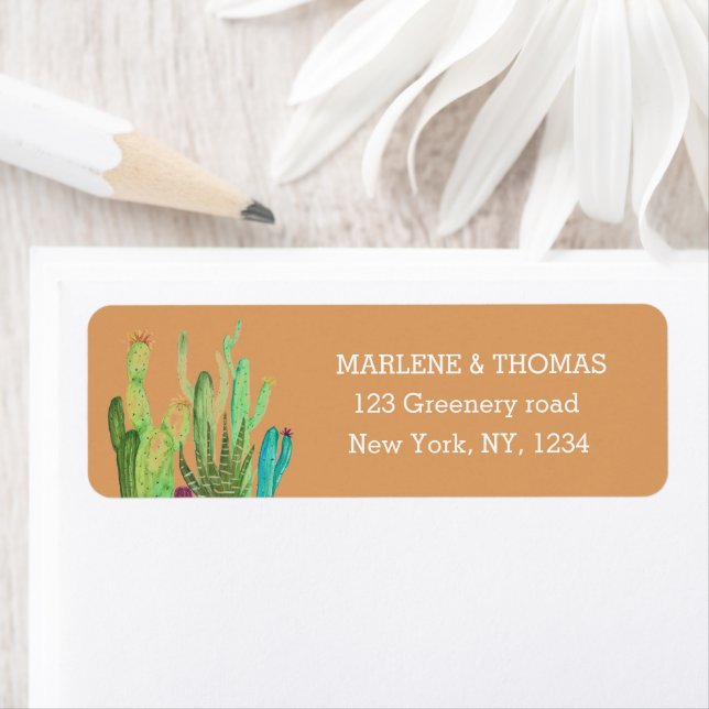 Cacti Cactus Desert Script Modern Succulent Simple (Insitu)