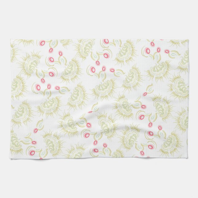 Cacti Flowers Kitchen Towel (Horizontal)
