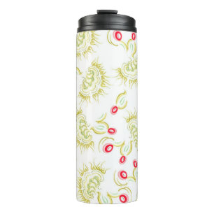 Cacti flowers thermal tumbler