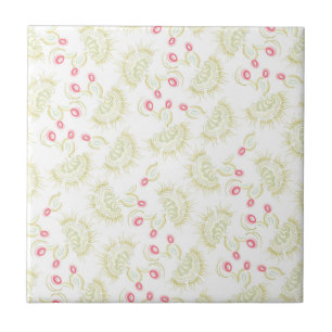 Cacti flowers tile