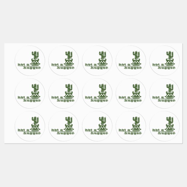 Cacti Not a hugger cactus funny saying (Sheet)