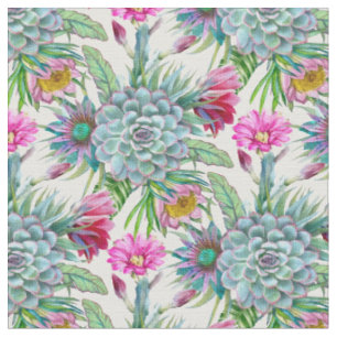 Cacti Pattern Fabric