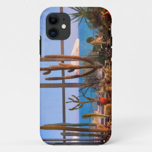 Cacti plants and sea iPhone 11 case