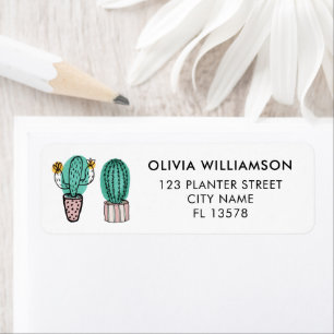 Cacti Return Address Label