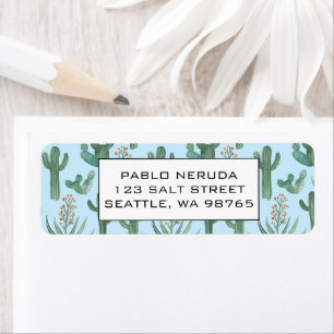 Cacti & Succulents Desert CUSTOM Mailing Address