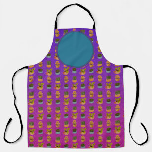 Cacti & Succulents pattern Apron
