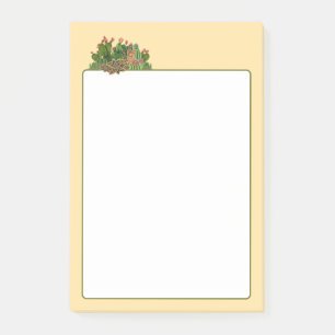 Cacti & Succulents pattern Post-it Notes
