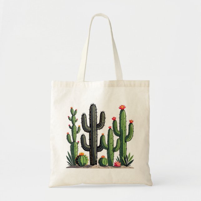 Cacti Tote Bag (Front)
