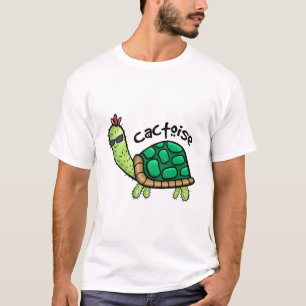CACTOISE FUNNY CACTUS TORTOISE KID'S T-SHIRT