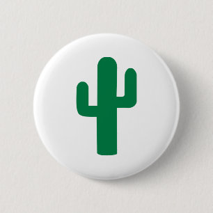 Cactus 2 Inch Round Button
