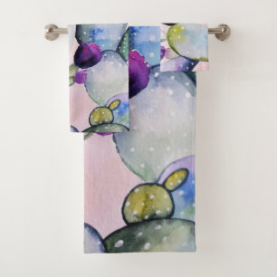 Cactus à fleurs pourpres (Nopal)