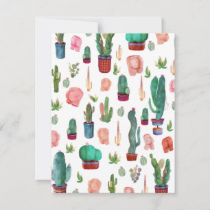 Cactus and Butts Thank You Card