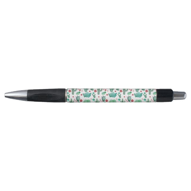 cactus and ladybug pattern - pen (Front)