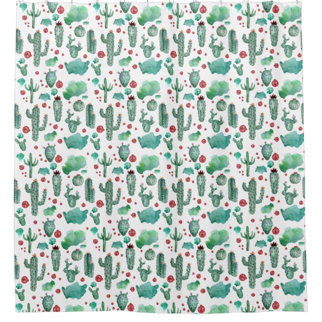cactus and ladybug pattern - white background (Front)