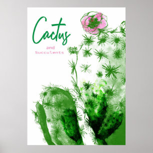 Cactus And Succulents Poster