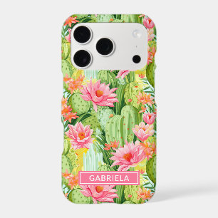 Cactus Aquarelle Fleuris Personnalisés