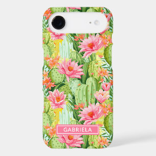 Cactus Aquarelle Fleuris Personnalisés