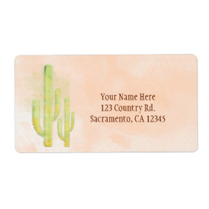 Cactus Aquarelle Simple Favor Sud-Ouest