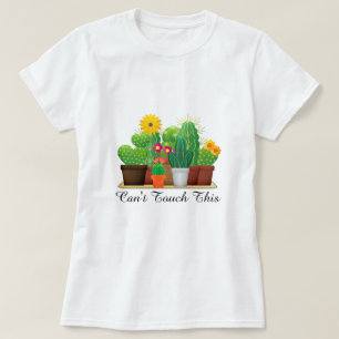 Cactus avec fleurs jaunes / T-Shirt de jardin