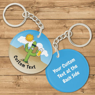 Cactus avec Porte - clé de bière