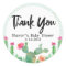 Cactus Baby Shower Sticker