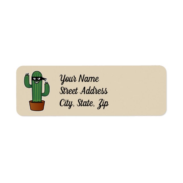 Cactus bandido ninja masked sneaky bandit (Front)