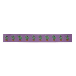Cactus bandido ninja masked sneaky bandit satin ribbon